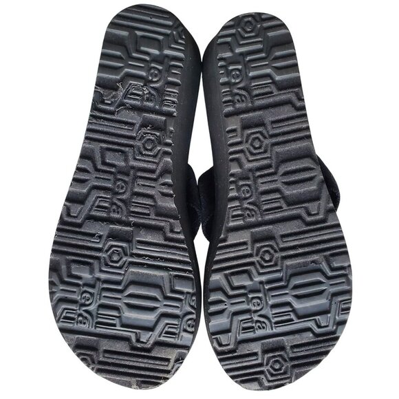 TEVA NWOT Women's Mush Mandalyn Wedge 2 Black Size 8 - Picture 3 of 11